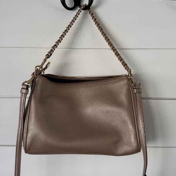 Coach Metallic Taupe Leather Purse - Picture 4 of 5